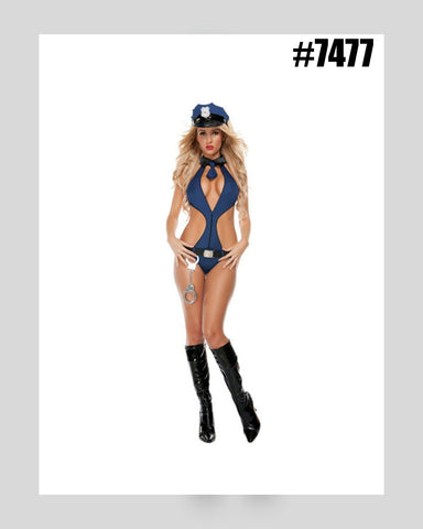 Free Size Police Costume