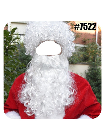 Santa Wig And Beard Set