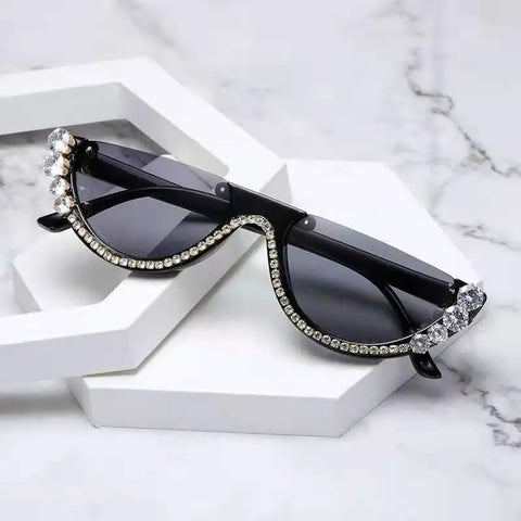 Trendy Diamond Cat Eye Sunglasses