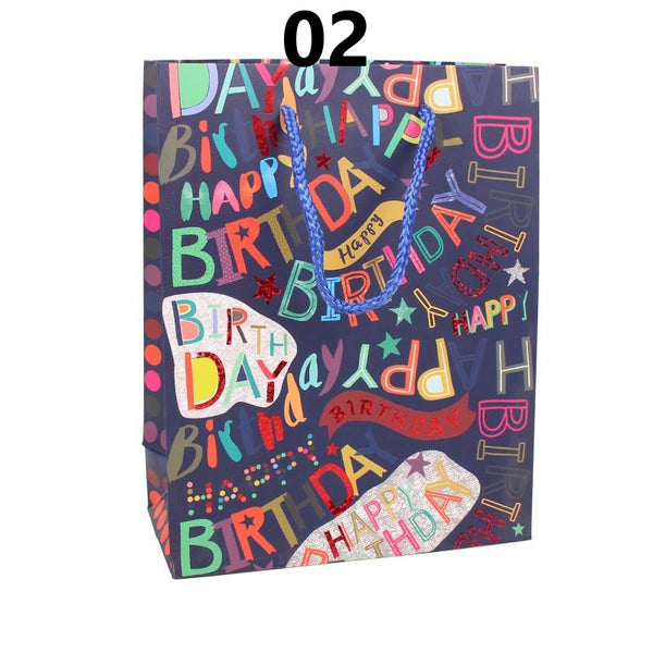 Happy Birthday Gift Bags 18x23x8cm