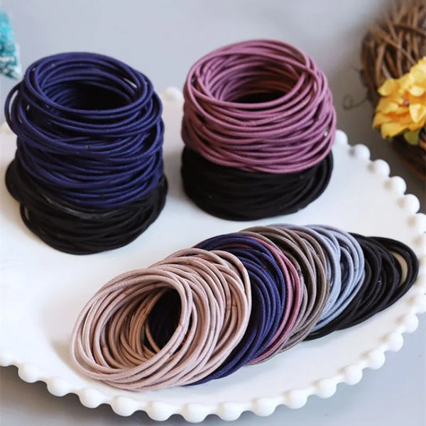 Nylon Elastic Hair Scrunchies (20pcs)