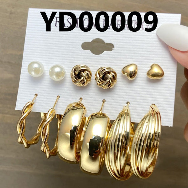 6pcs Earring Sets