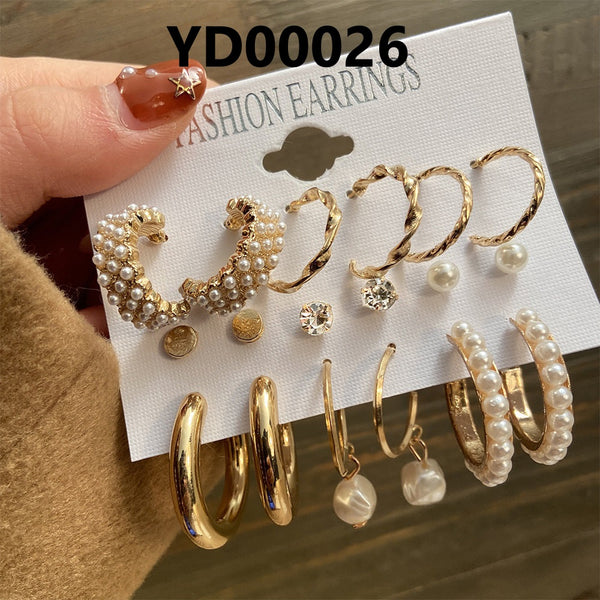 6pcs Earring Sets