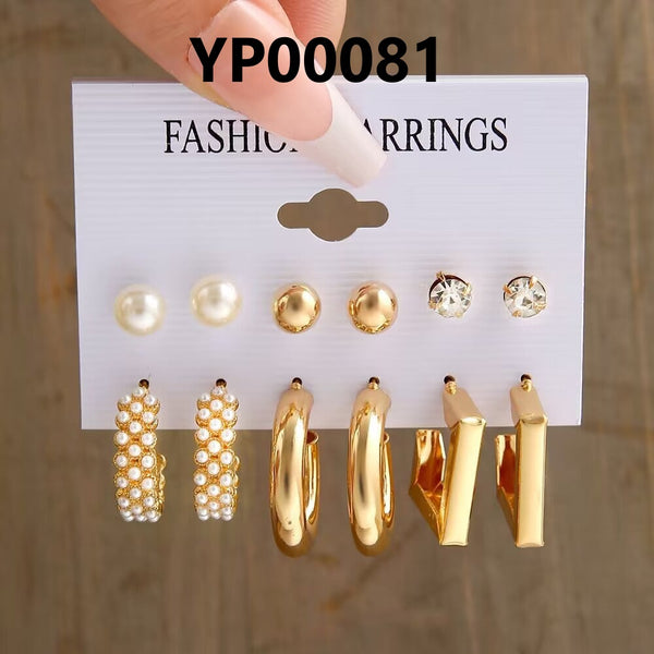 6pcs Earring Sets