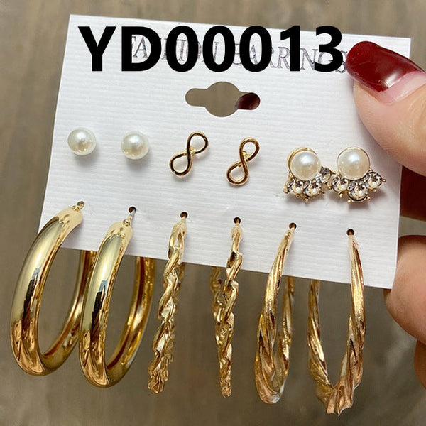 6pcs Earring Sets