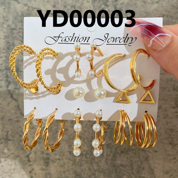 6pcs Earring Sets