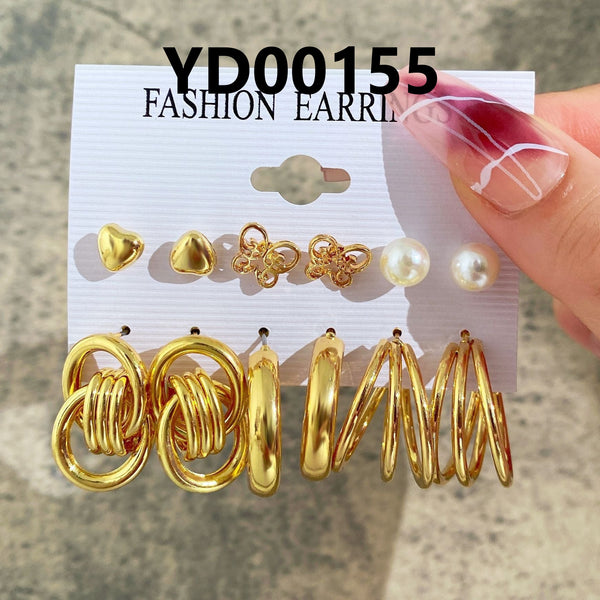 6pcs Earring Sets