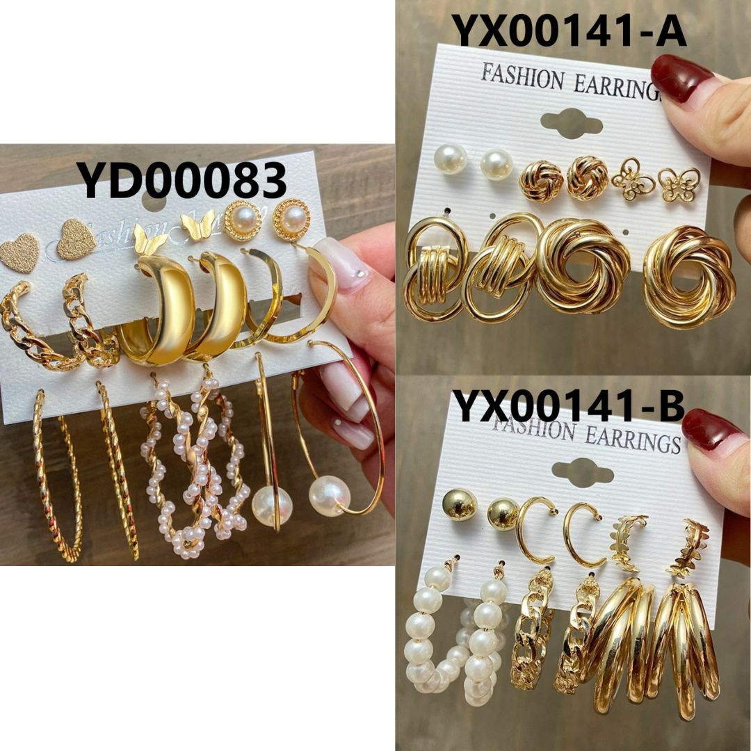 6pcs Earring Sets