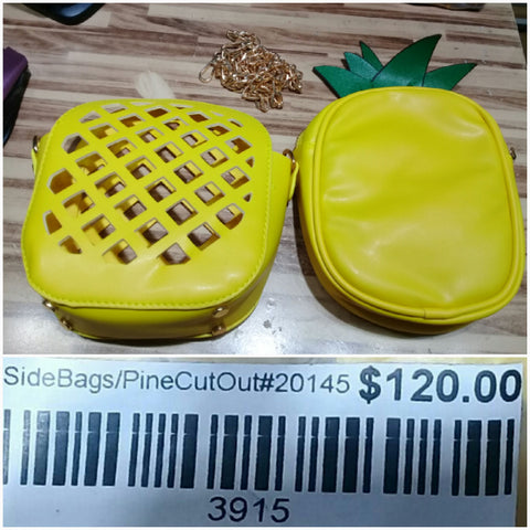 Pineapple Cut Out Side Bag