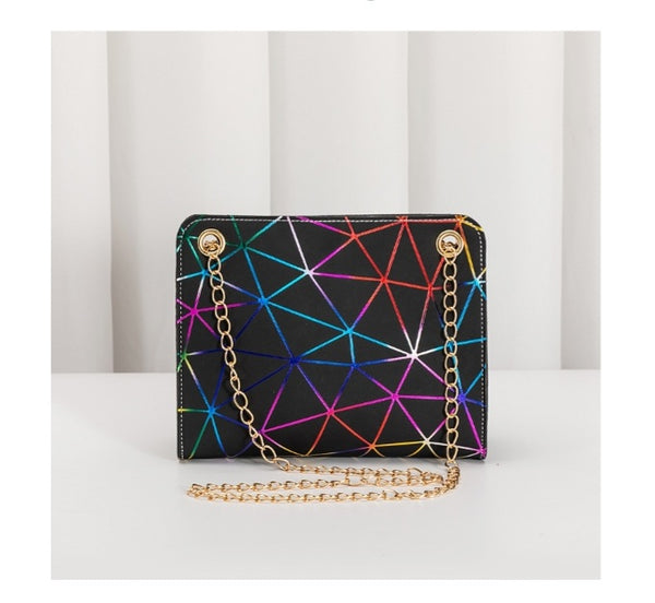 Women's Dazzling Geometric Shoulder Bag