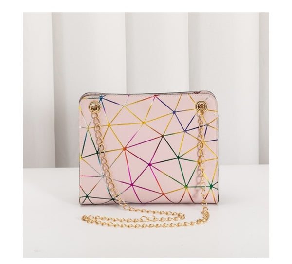 Women's Dazzling Geometric Shoulder Bag