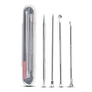 Stainless Steel Acne Extractor 4-Piece Kit