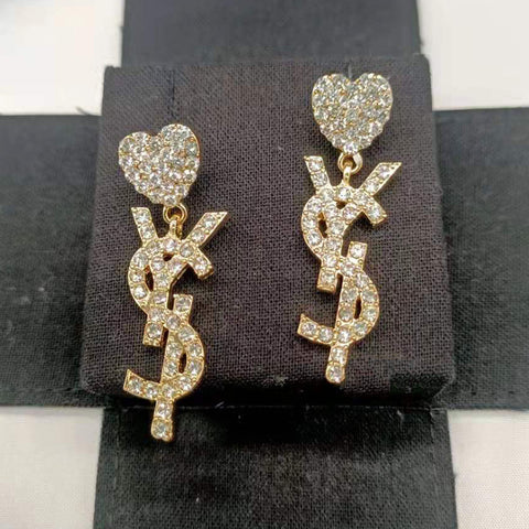 Zircon Heart Earrings