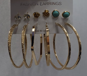 6 pair Earrings set