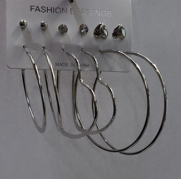 6 pair Earrings set