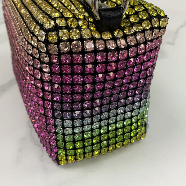 Rainbow Large Diamond Shoulder Bag