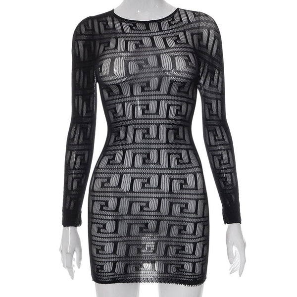 Sexy Mesh Dress 538