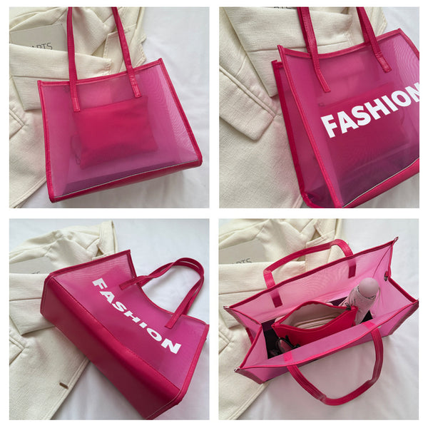 Large Fashion Transparent Handbags