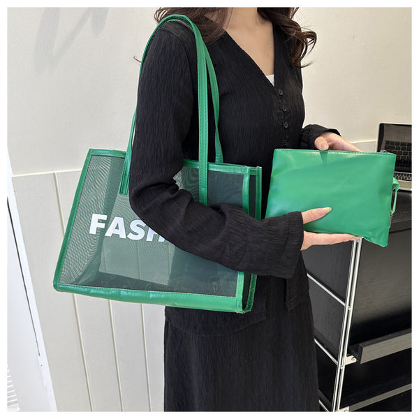 Large Fashion Transparent Handbags