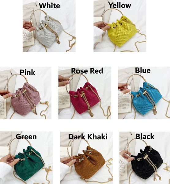 Studded Drawstring Pouch