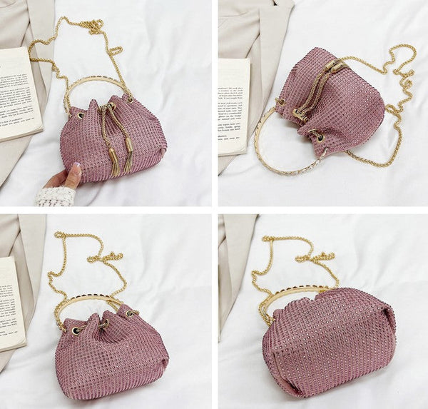 Studded Drawstring Pouch