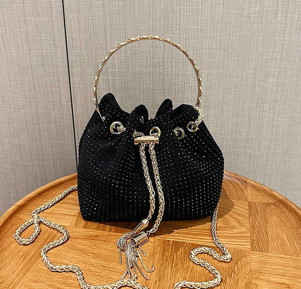 Studded Drawstring Pouch