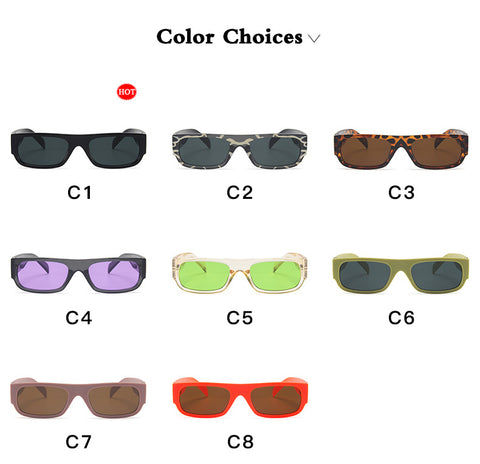 Retro Small Frame Sunglasses 88855