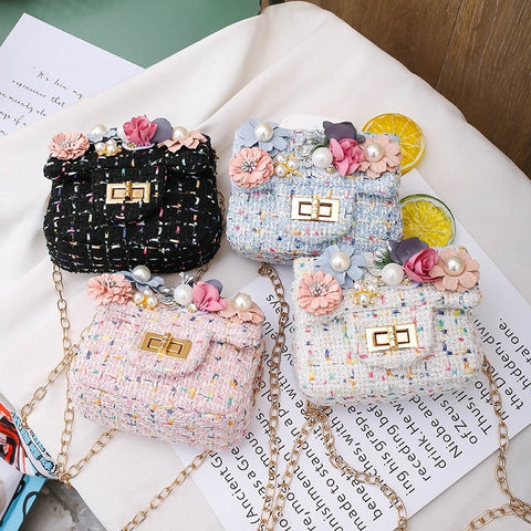 Girls Cute Flowers Candy Bag