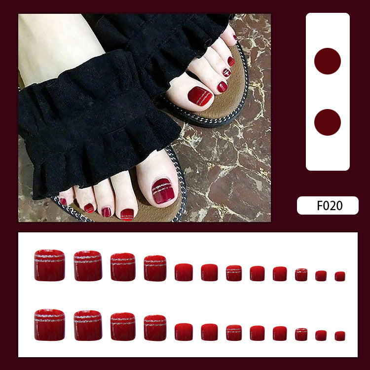 Press On Toe Nails LF207