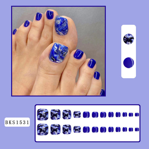 Press On Toe Nails BKS1531