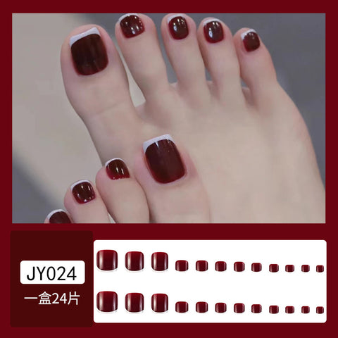 Press On Toe Nails JY024