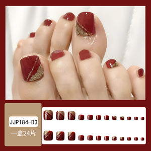 Press On Toe Nails JJP184-B3