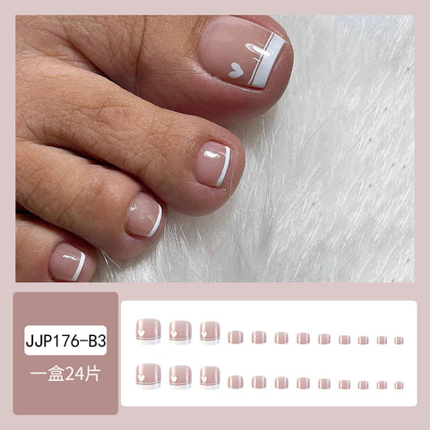 Press On Toe Nails JJP176-B3