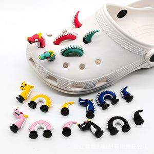 3D Animal 3 Parts Croc Charms