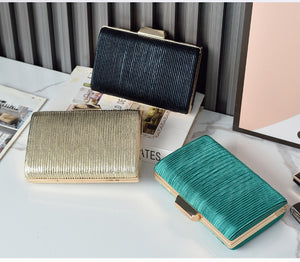 Pleated Rectangle Clutch