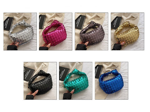 Weave Material Knotted Clutch XX2270