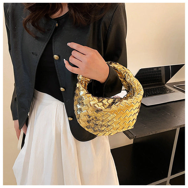 Weave Material Knotted Clutch XX2270