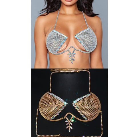 Rhinestone Bra 31272