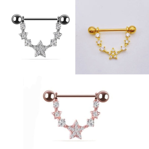 Star Nipple Ring