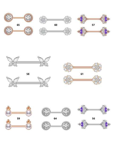 Stainless Steel Nipple Piercing