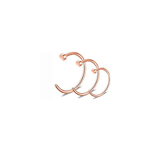 Stainless Steel C-Shaped Nose Ring