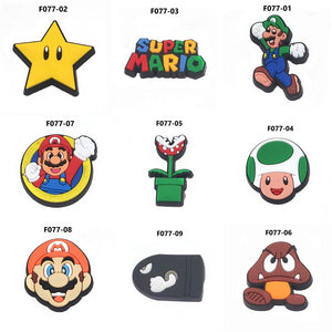 Mario Brothers' Croc Charms