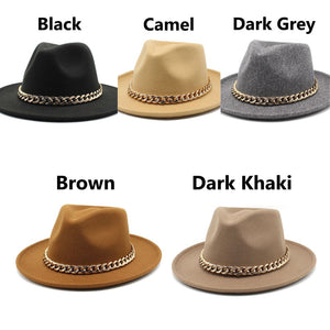 Thickened Felt Fedora Ht164