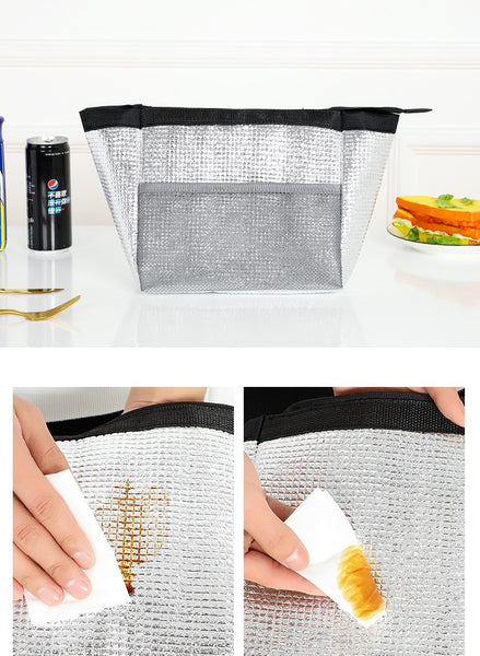 Insulation Portable Waterproof Aluminum Foil Lunch Bag