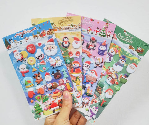 Christmas Bubble Stickers