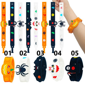 Silicone Pop It Halloween Bracelets