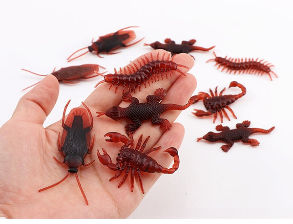 Halloween Fake Lifelike Insects (Pack of 10pcs)