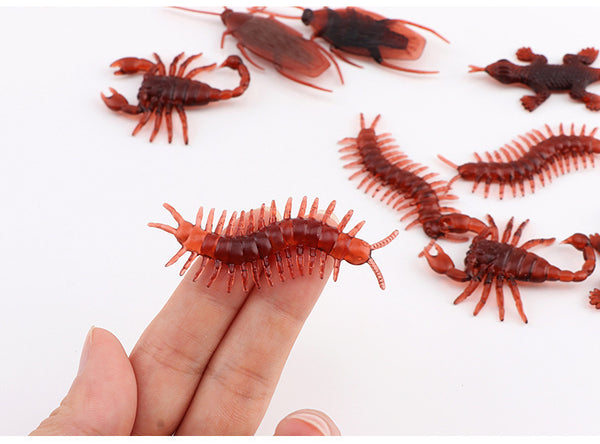 Halloween Fake Lifelike Insects (Pack of 10pcs)