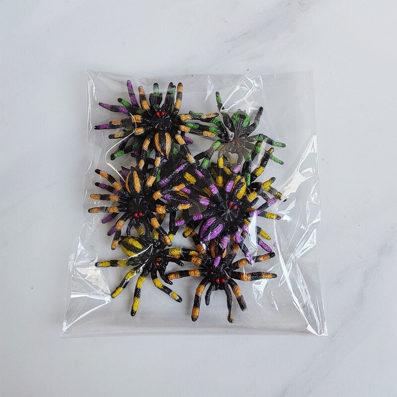 Halloween Toy Spiders 6.3 X 5.2cm (Pack of 12pcs)