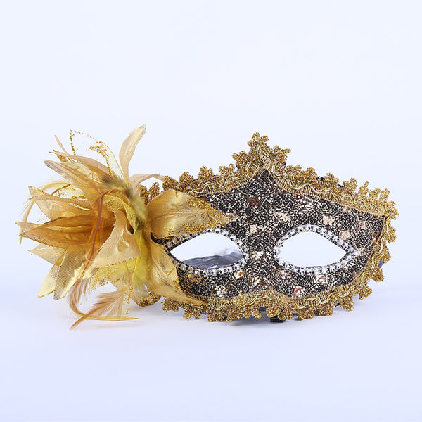 Side Floral Lace Mask